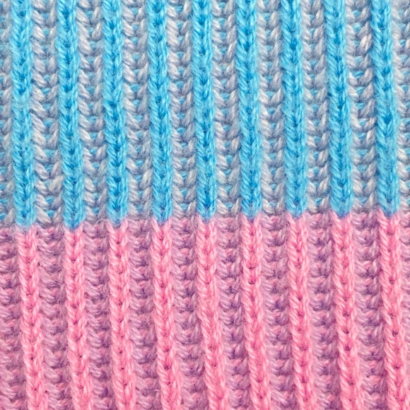 WISPR By Brodie Cotton Silk Blend Sweater Neon Yarn Crew Neck Size M - Picture 9 of 9